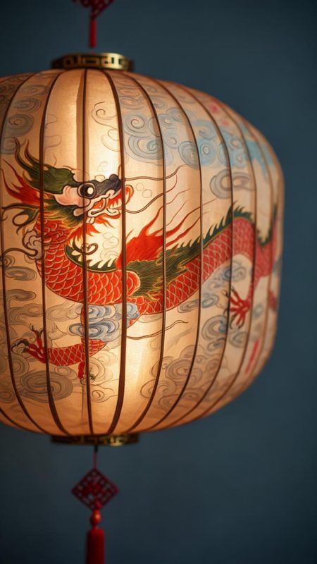 A traditional Chinese lantern